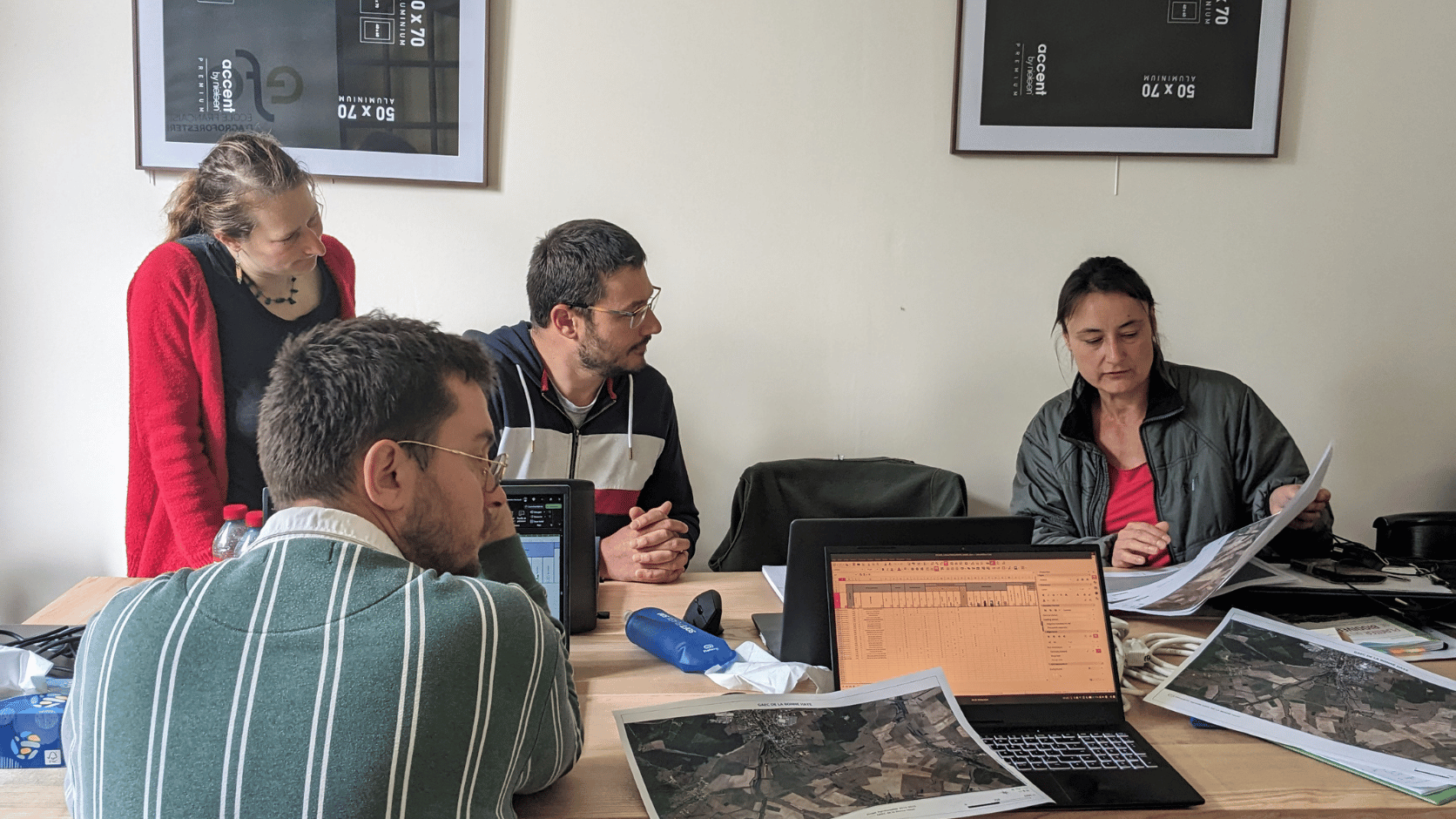 Les apprenants de l'Ecole Française d'Agroforesterie en salle