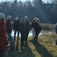 Visite d'une ferme avec l'ADAF dans la Drôme